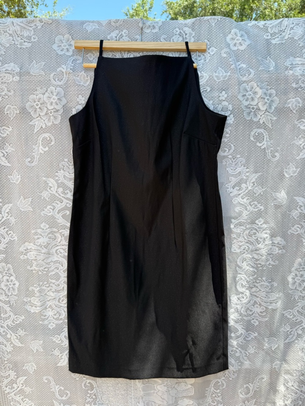 Amanda Smith Petite Elegant Classic Black Dress - Picture 2 of 6